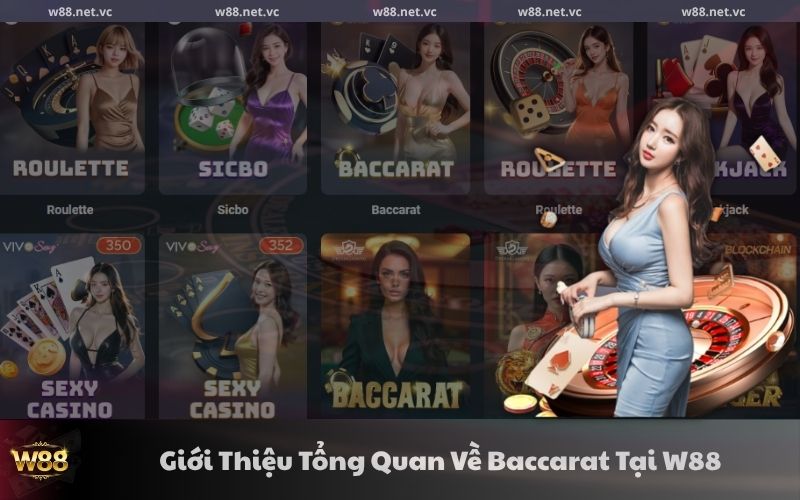 gioi thieu tong quan ve baccarat tai w88